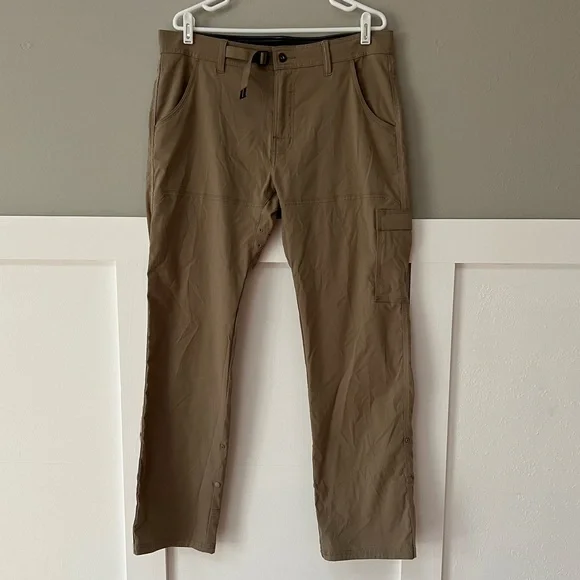 prAna Men’s Stretch Zion Pant II in Sandbar - Picture 3 of 10